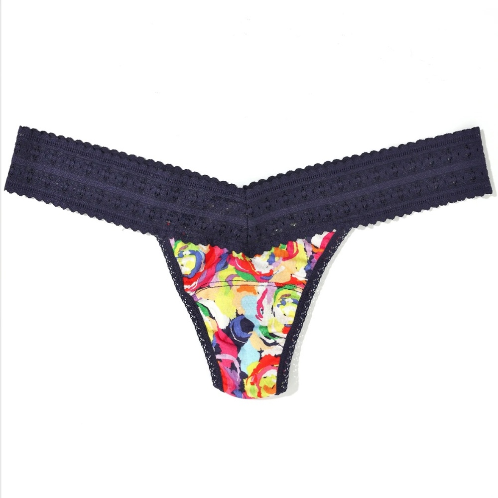 NWT! Hanky Panky Printed DreamEase Low Rise Thong - OS